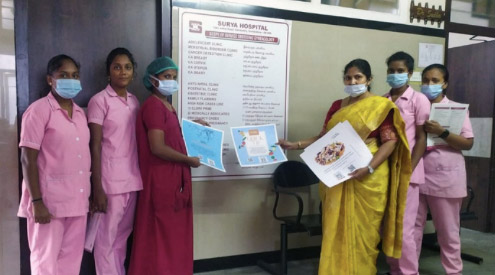 <br />
IMPAct4Nutrition (I4N) secretariat engaged with Surya Hospital